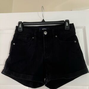 Aeropostale Women's Black Jean Shorts